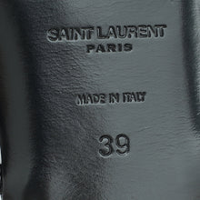 YSL Black Cassandra Sandals 39