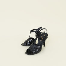 YSL Black Tribute Sandals 39
