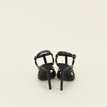 YSL Black Tribute Sandals 39
