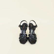 YSL Black Tribute Sandals 39