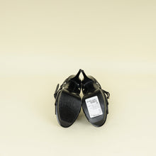 YSL Black Perforated High Heeled Platform Tribute Sandals 39