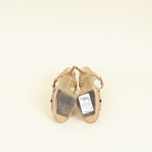 YSL Dark Beige Tribute Platform Sandal 39