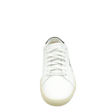 YSL White Court Classic sl/06 Embroidred Sneaker 40.5