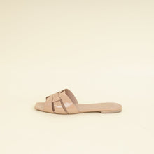 YSL Nude Tribute Flat Sandals 40