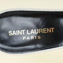 YSL Light Grey Tribute Studs Mules 40