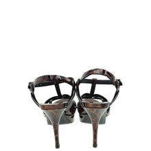 YSL Brown Tribute Sandal 37.5