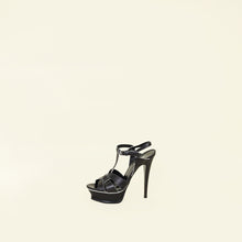 YSL Black Tribute Sandal 37.5