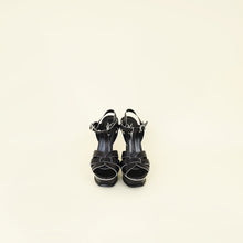 YSL Black Tribute Sandal 37.5
