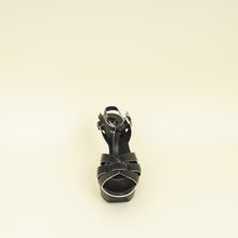 YSL Black Tribute Leather Sandal 37