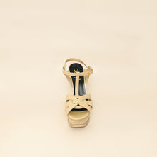 YSL Nude Tribute Sandals 38.5