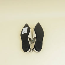 YSL Bicolor Anais Slingback Flats 38