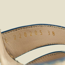 YSL Multicolor Tribute Python Embossed Sandal 38