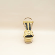 YSL Beige Tribute Sandals 38