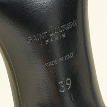 YSL Black Opyum Ankle Strap Sandal 39