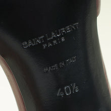 YSL Burgundy Tribute Mules 40.5