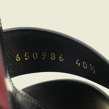 YSL Burgundy Tribute Mules 40.5