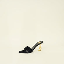 YSL Black Opyum Mules 40.5