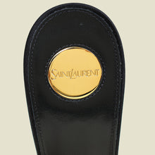 YSL Black Opyum Mules 40.5