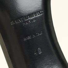 YSL Black Amber 105 Ankle Strap Sandal 40