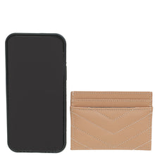 YSL Dust Rose Cassandre Matelasse Card Case