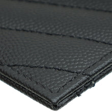 YSL Black Cassandre Matelasse Card Case