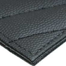 YSL Black Cassandre Matelasse Card Case