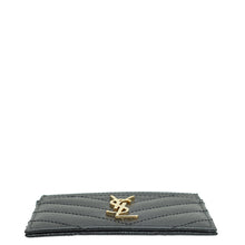YSL Black Cassandre Matelasse Card Case