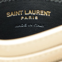 YSL Beige Cassandre Matelasse Card Case