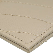 YSL Beige Cassandre Matelasse Card Case