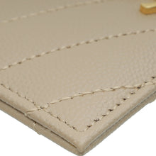 YSL Beige Cassandre Matelasse Card Case