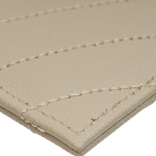 YSL Beige Cassandre Matelasse Card Case