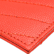 YSL Red Cassandre Matelasse Card Case