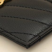 YSL Black Cassandre Matelasse Card Case