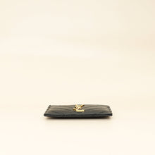 YSL Black Cassandre Matelasse Card Case