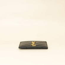 YSL Black Cassandre Matelasse Card Case