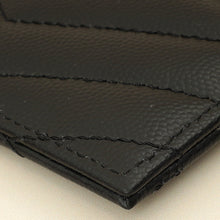 YSL Black Cassandre Matelasse Card Case