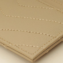 YSL Beige Cassandre Matelasse Card Case
