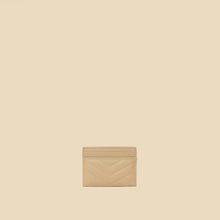 YSL Beige Cassandre Matelasse Card Case