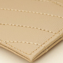 YSL Beige Cassandre Matelasse Card Case