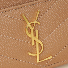 YSL Dusty Rose Cassandre Matelasse Card Case