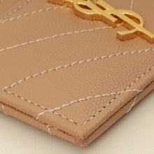 YSL Dusty Rose Cassandre Matelasse Card Case