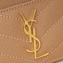 YSL Dusty Rose Cassandre Matelasse Card Case