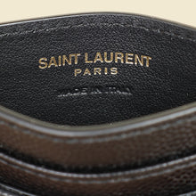 YSL Black Cassandre Matelasse Card Case