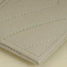 YSL Blanc Vintage Cassandre Matelasse Card Case
