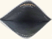 YSL Black Croco Embossed Cassandre Card Holder