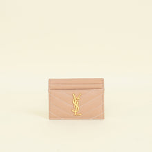 YSL Nude Cassandre Matelasse Card Holder