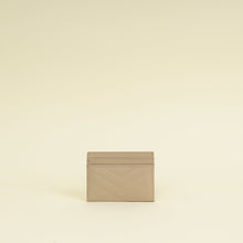 YSL Beige Cassandre Matelasse Card Holder