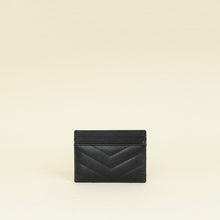 YSL Black Cassandre Matelasse Card Holder