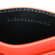 YSL Coral Red Cassandre Matelasse Card Case