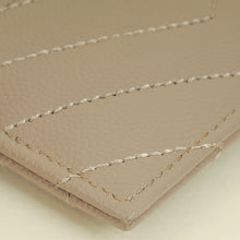 YSL Beige Cassandre Matelasse Card Case
